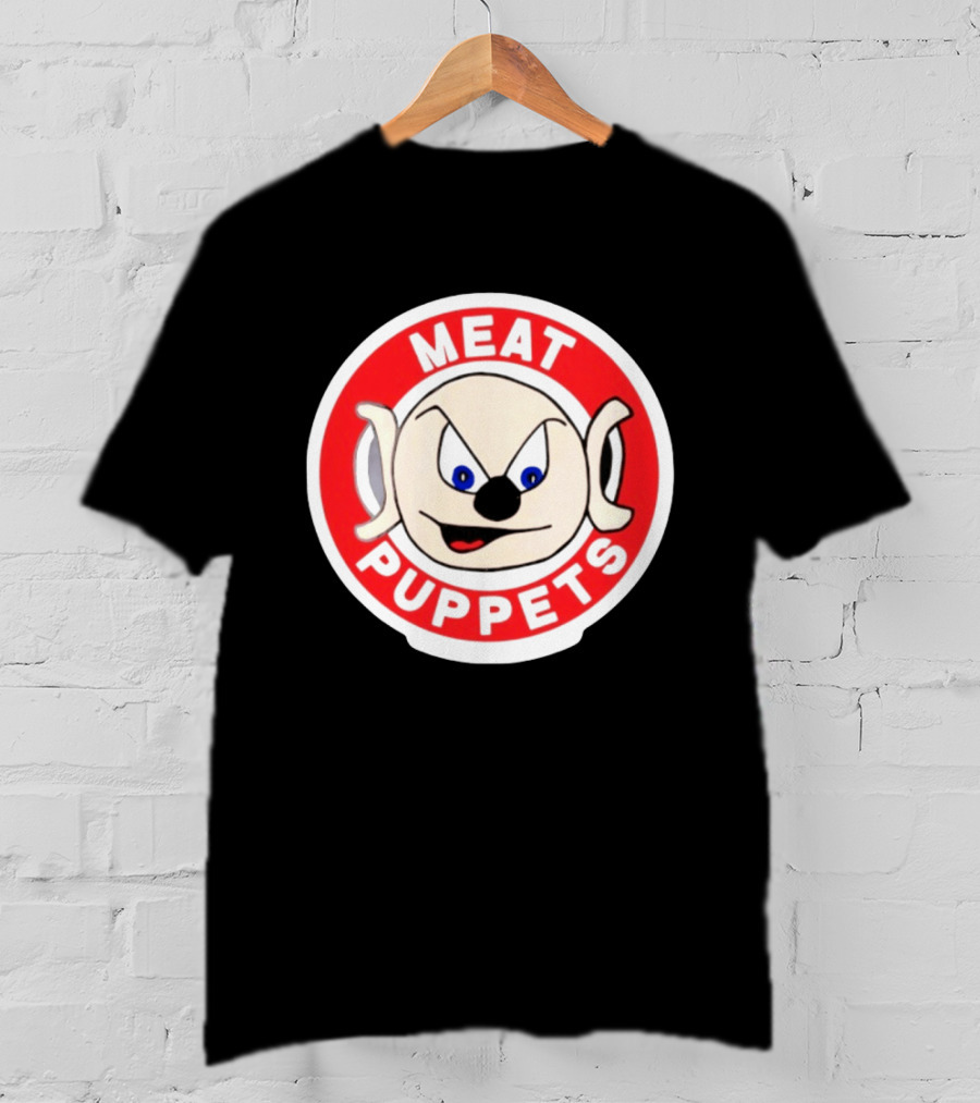 Meat Puppets Alternative Rock Merchandise Iconic Cartoon T-Shirt
