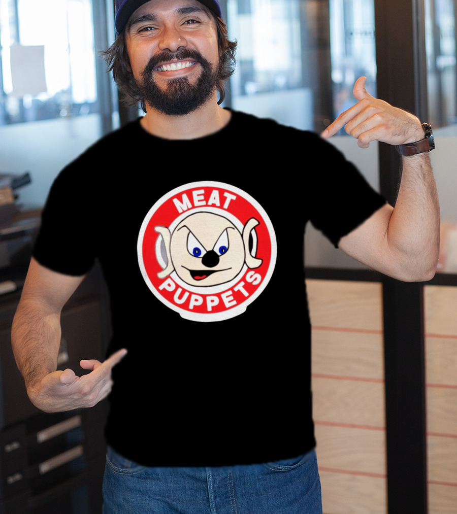 Meat Puppets Alternative Rock Merchandise Iconic Cartoon T-Shirt