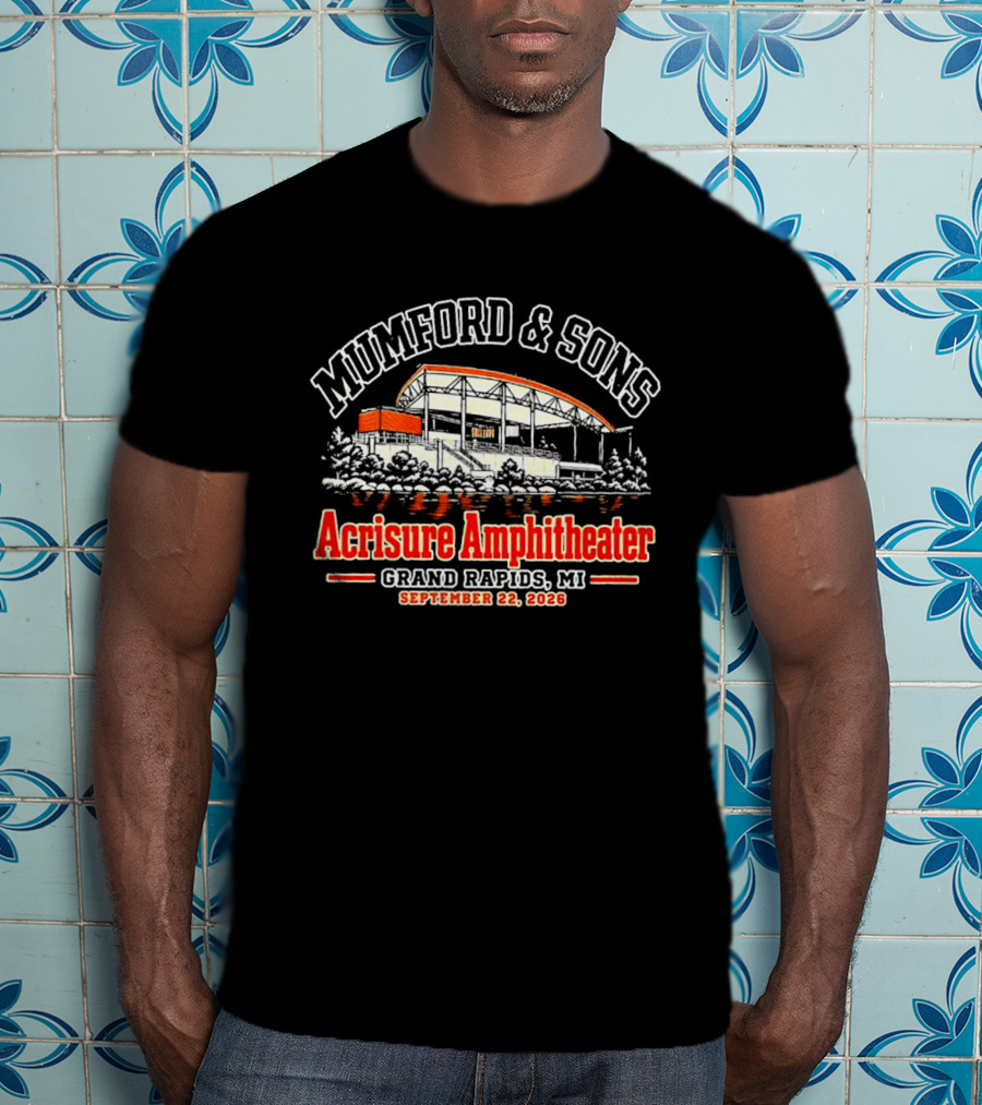 Mumford And Sons Acrisure Amphitheater Grand Rapids September 22 2026 T-Shirt