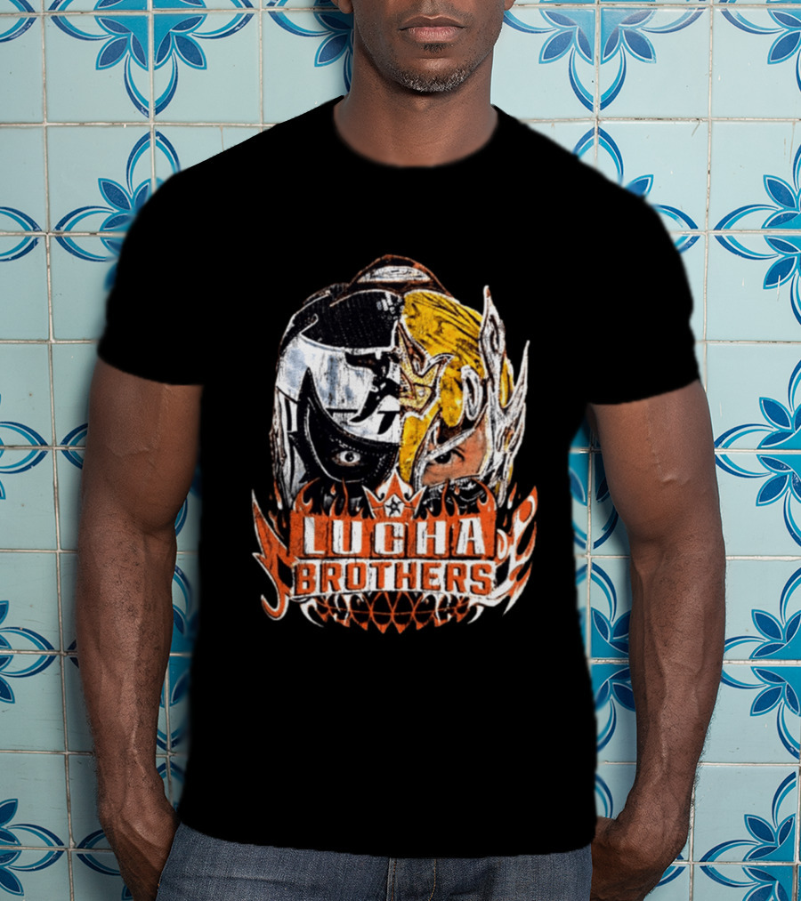Lucha Brothers Penta Rey Fenix Mask Duo WWE T-Shirt