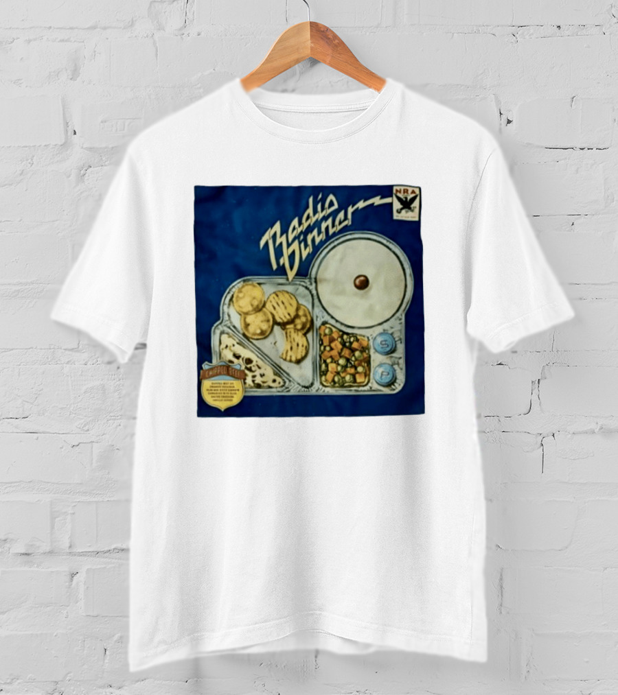 Radio Dinner Chipped Beef NRA Food Tray T-Shirt