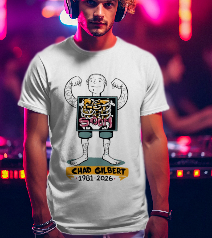 Chad Gilbert Get Well Soon 1981 2026 New Found Glory Tattoo T-Shirt