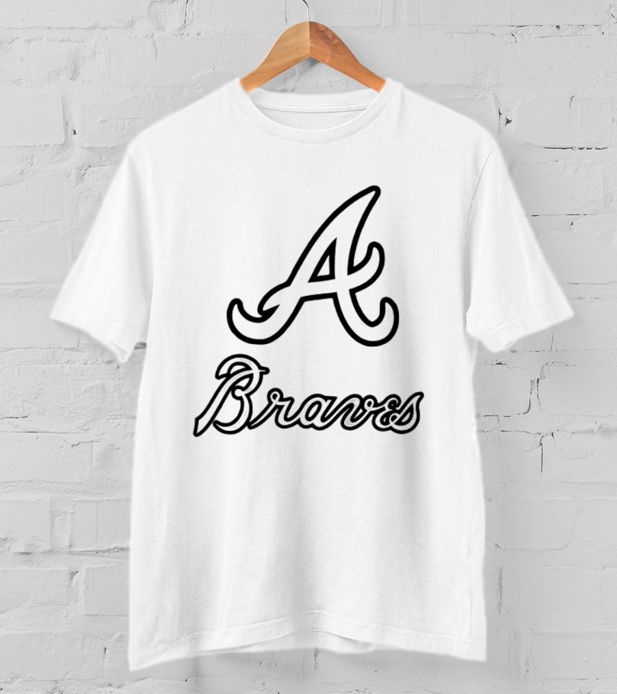 Chris Sale Wearing Atlanta Braves A Town Down Peace Up Two Sided T-Shirt