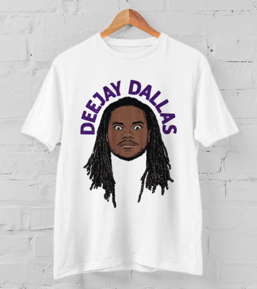 DeeJay Dallas Headshot Illustration Minnesota Football T-Shirt