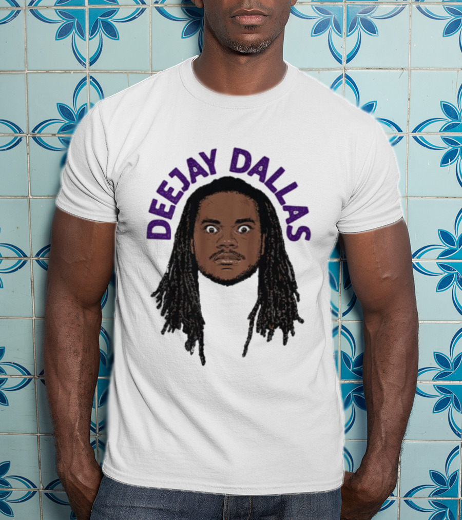 DeeJay Dallas Headshot Illustration Minnesota Football T-Shirt