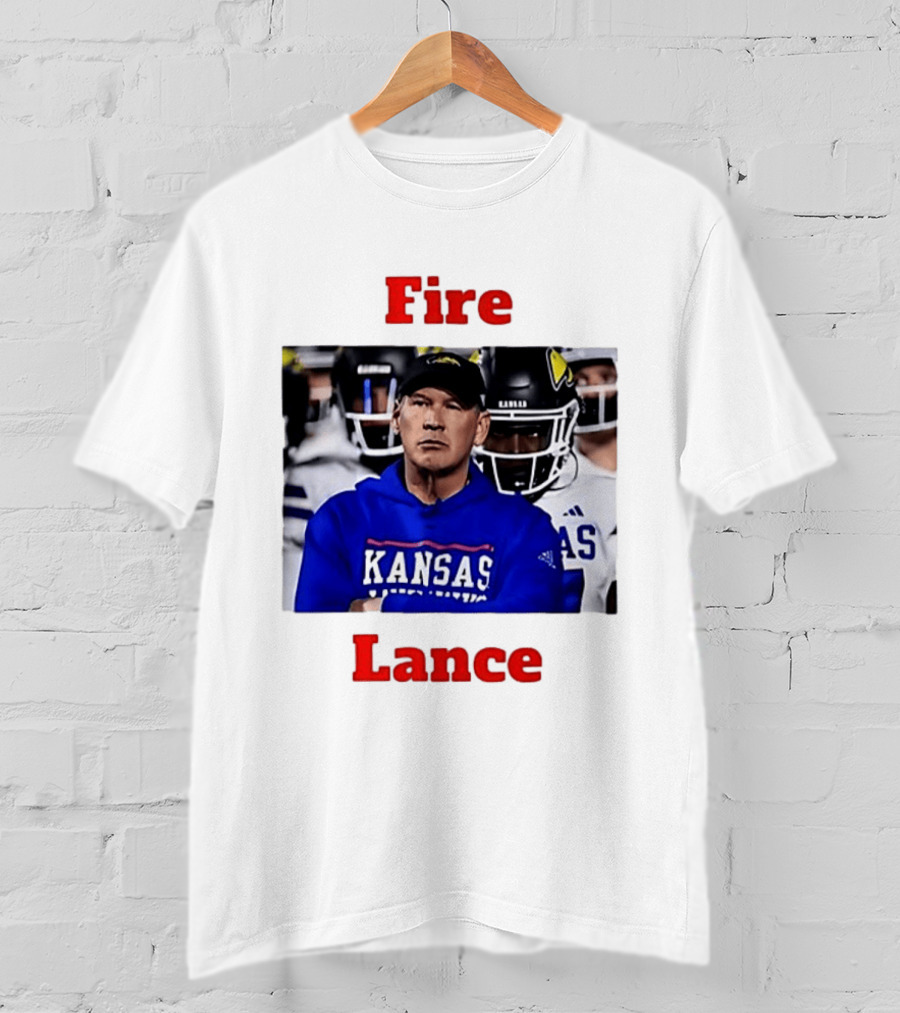 Fire Lance Kansas Jayhawks Football Coach Kansas T-Shirt