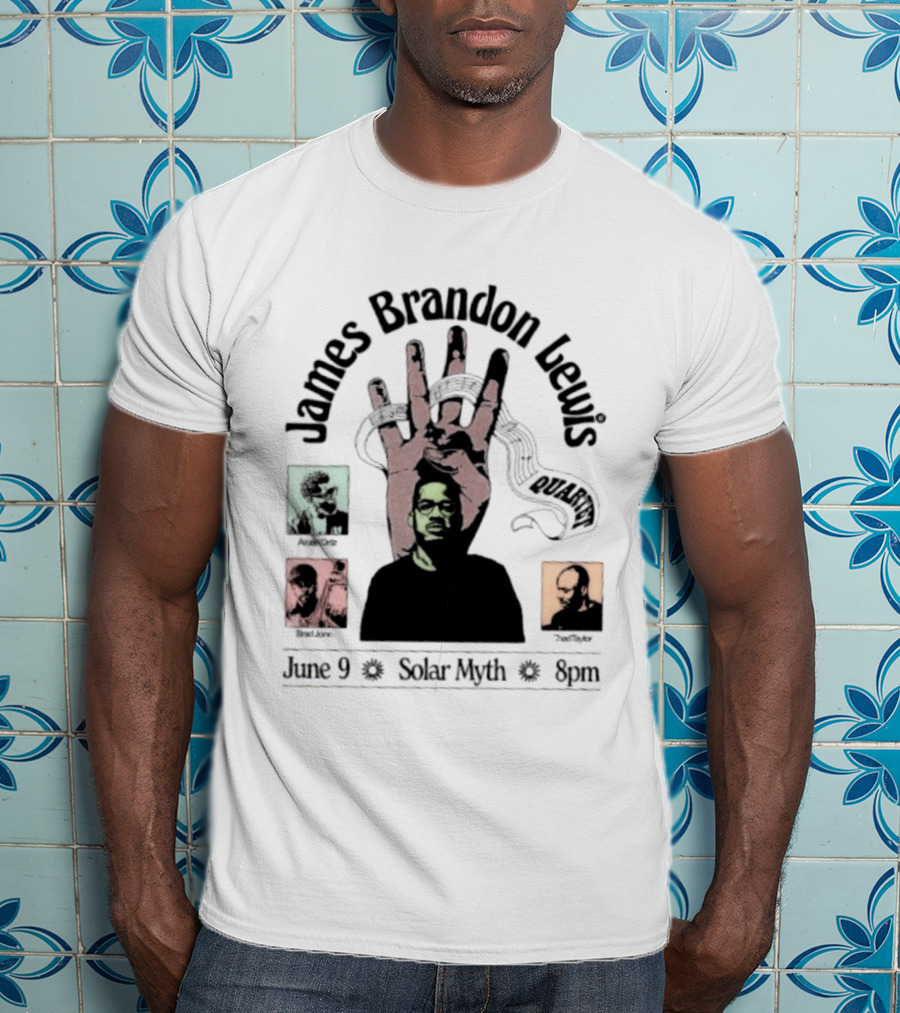 James Brandon Lewis Quartet Ars Nova Workshop June 9 Solar Myth T-Shirt