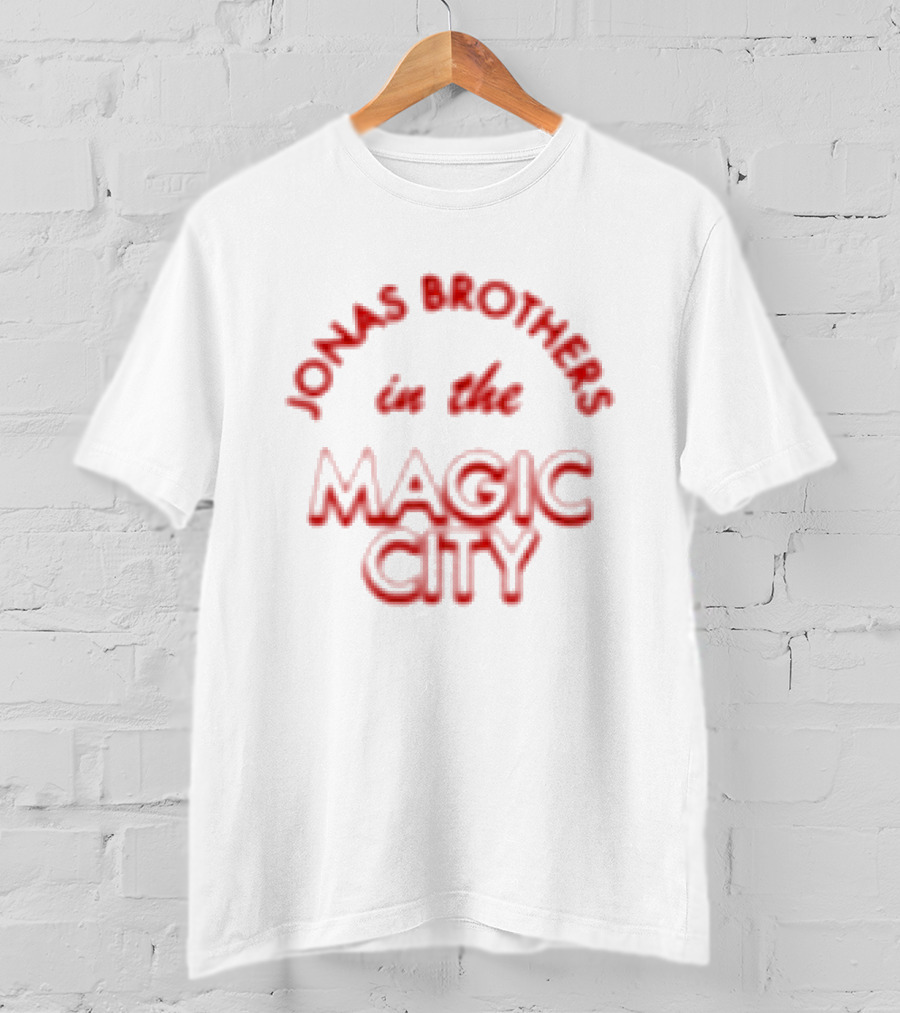 Jonas Brothers Burning Up In The Magic City Birmingham AL T-Shirt