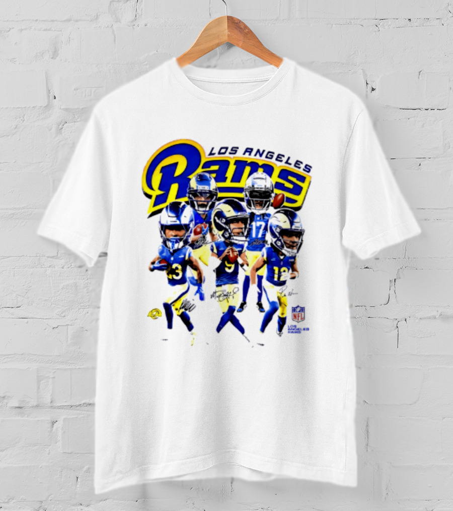 Los Angeles Rams 2026 Big Head NFL Players Collection T-Shirt