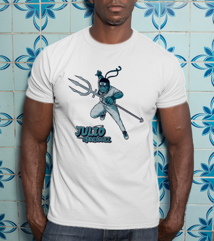 Seattle Mariners Julio Rodríguez Anime Ninja T-Shirt