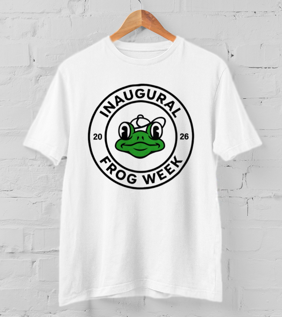 Inaugural Frog Week Skipper 2026 Frog With Goggles T-Shirt