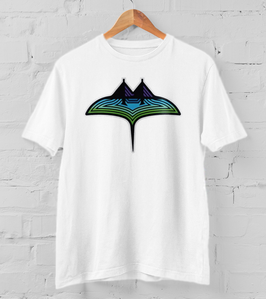 Tampa Bay Rays 2026 MLB Road Uniform Custom Gray Baseball Jersey Manta Ray T-Shirt