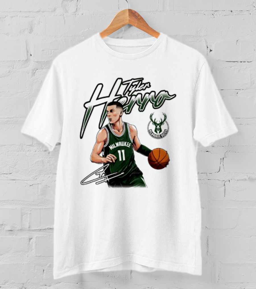 Tyler Herro Milwaukee Bucks Number 11 Basketball Player T-Shirt