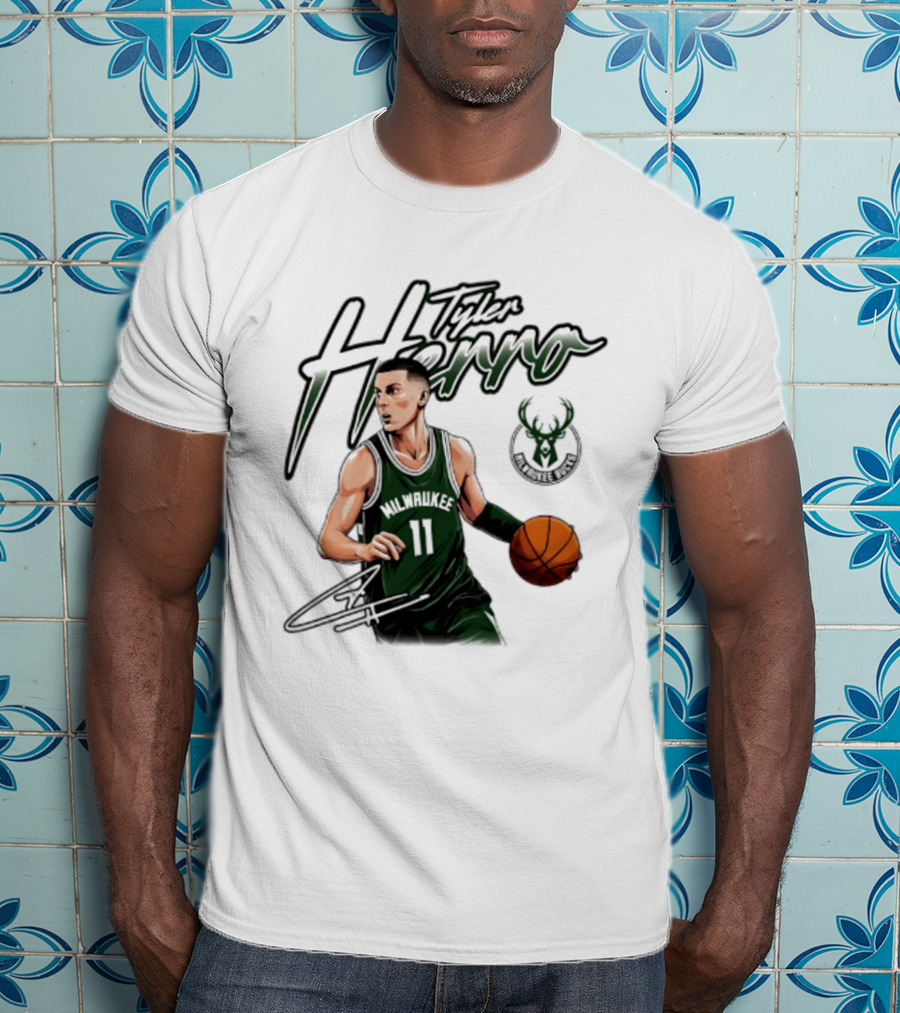 Tyler Herro Milwaukee Bucks Number 11 Basketball Player T-Shirt