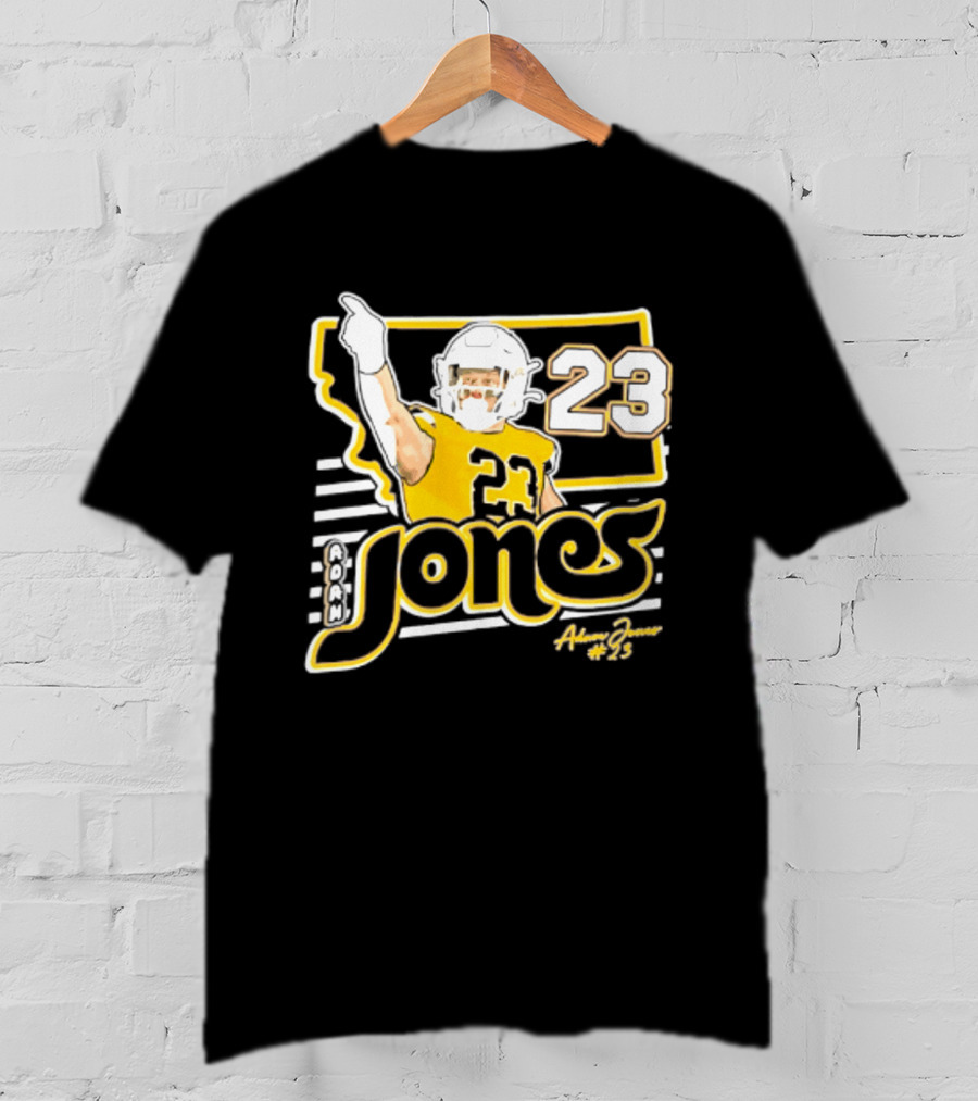 Adam Jones Montana State Bobcats Player 2026 Caricature T-Shirt