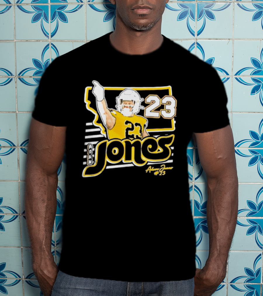 Adam Jones Montana State Bobcats Player 2026 Caricature T-Shirt