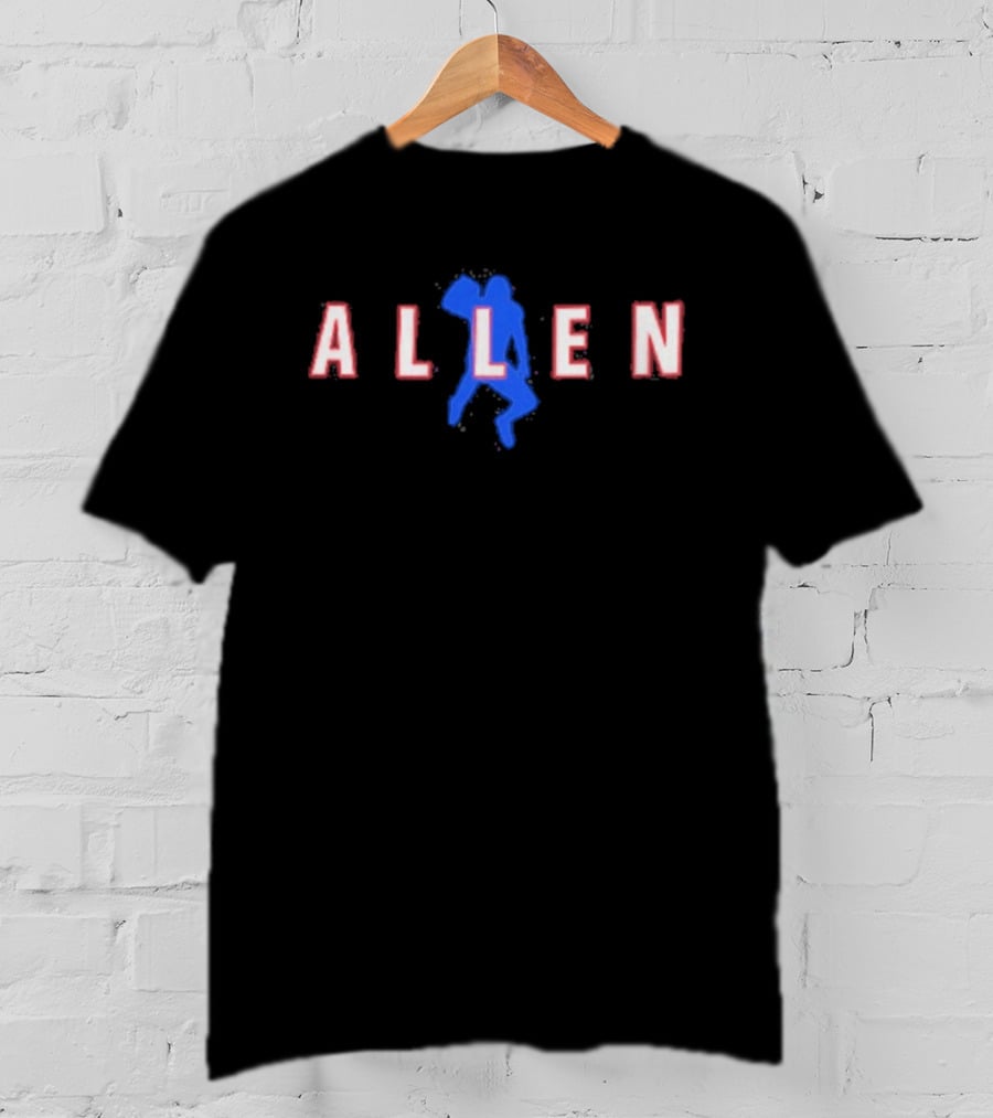 Allen 17 Winter Soldier Football Quarterback Jump T-Shirt