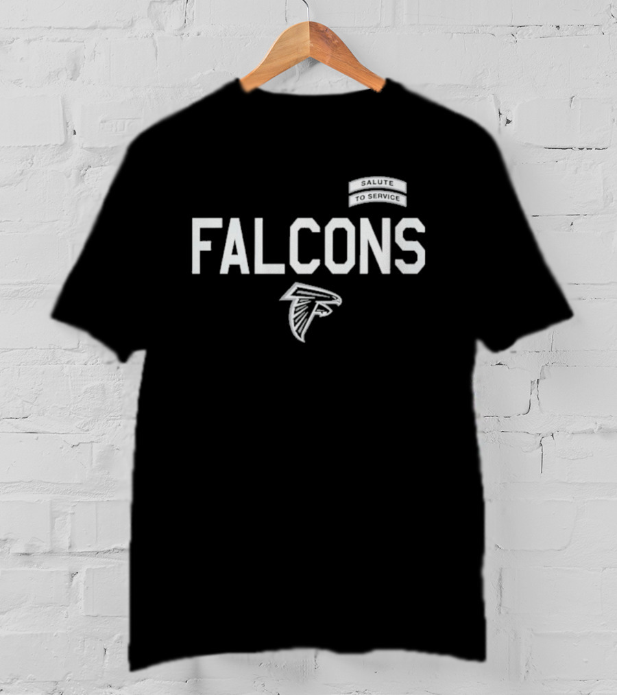 Atlanta Falcons 2026 Salute To Service FALCONS Military T-Shirt