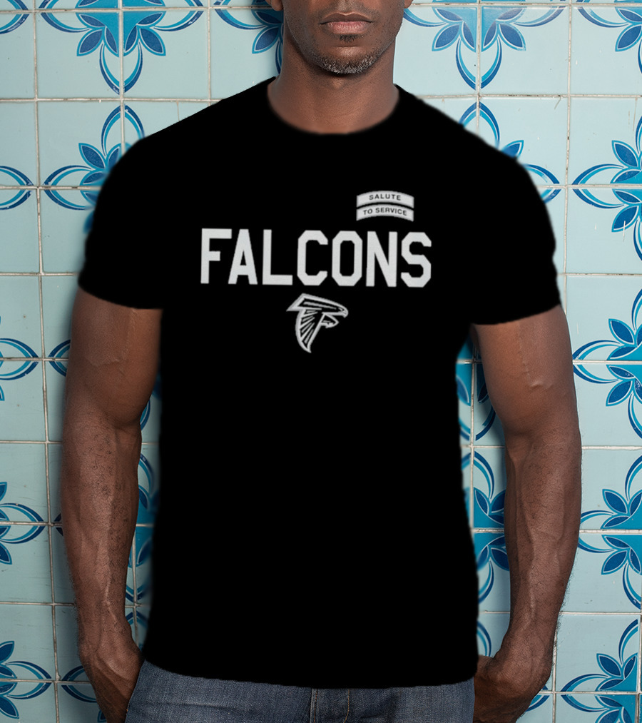 Atlanta Falcons 2026 Salute To Service FALCONS Military T-Shirt