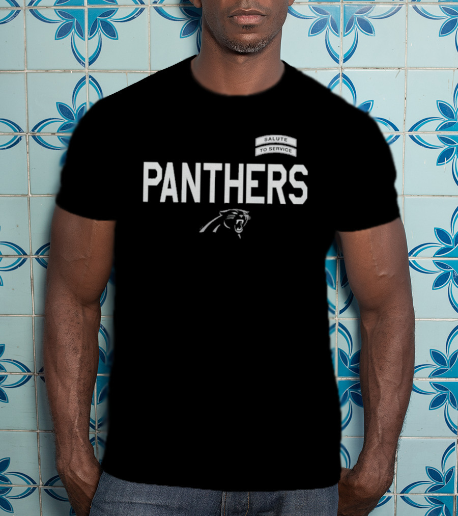 Carolina Panthers Salute To Service 2026 T-Shirt