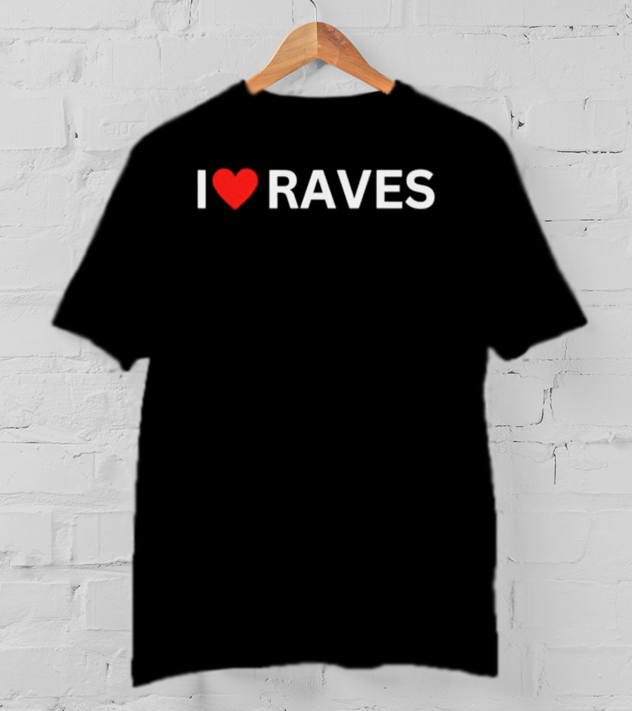 I Heart Raves Festival Wear T-Shirt