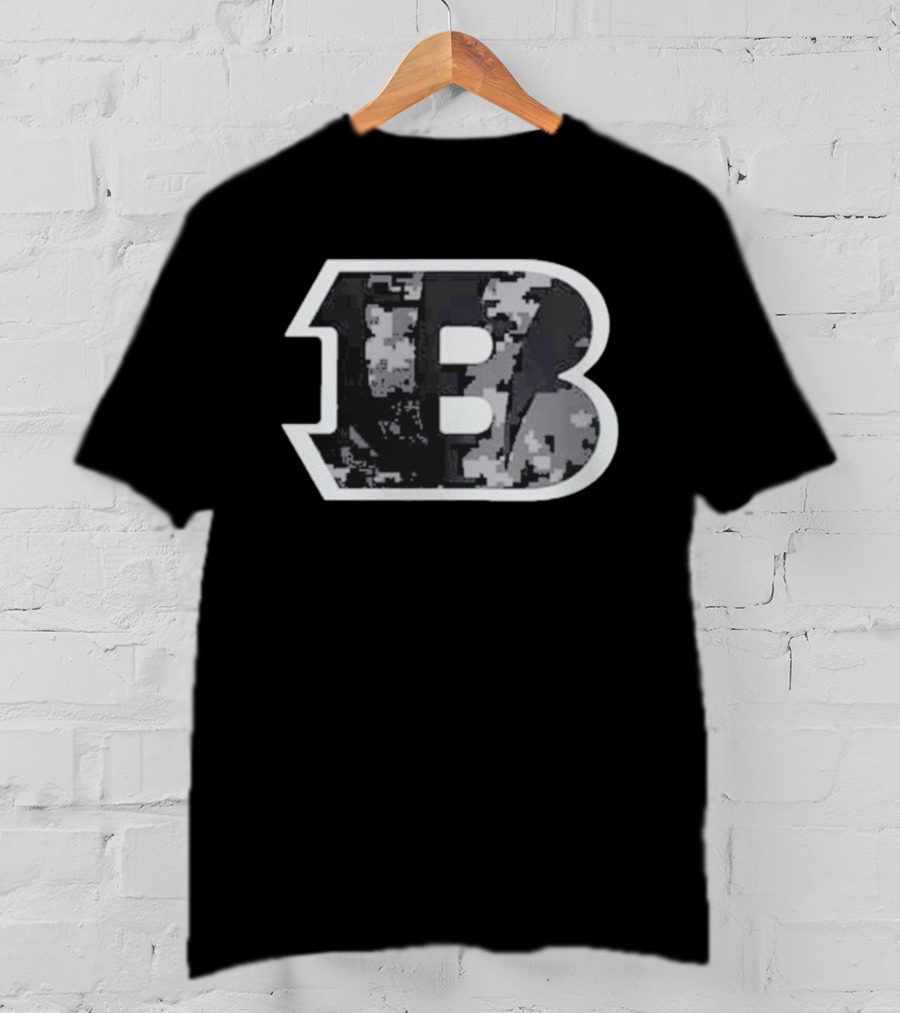 Cincinnati Bengals 2026 Salute To Service Camouflage B T-Shirt