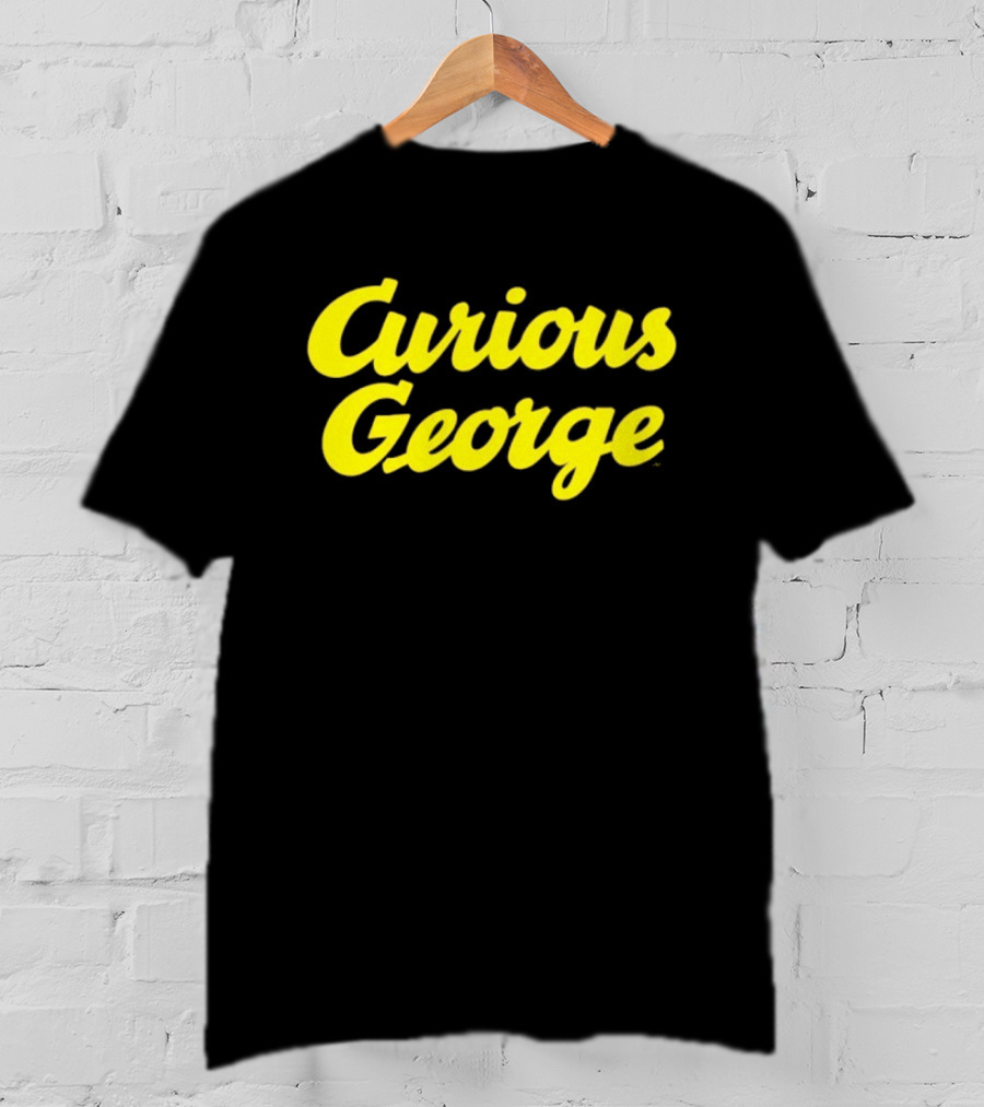 Curious George Monkey Children's Book PBS Series Official Merchandise T-Shirt