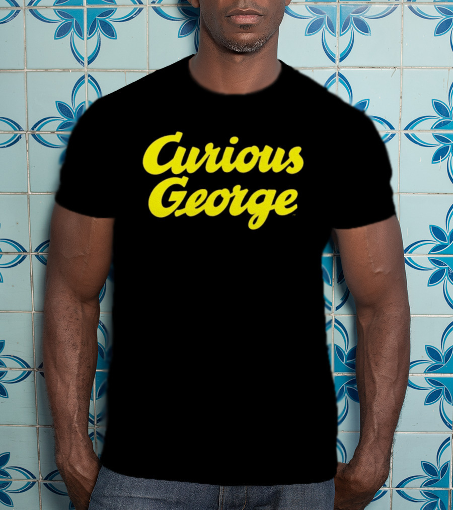 Curious George Monkey Children's Book PBS Series Official Merchandise T-Shirt