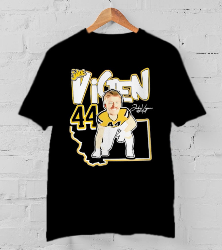 Jake Vigen 44 Montana State Bobcats Player 2026 Caricature T-Shirt
