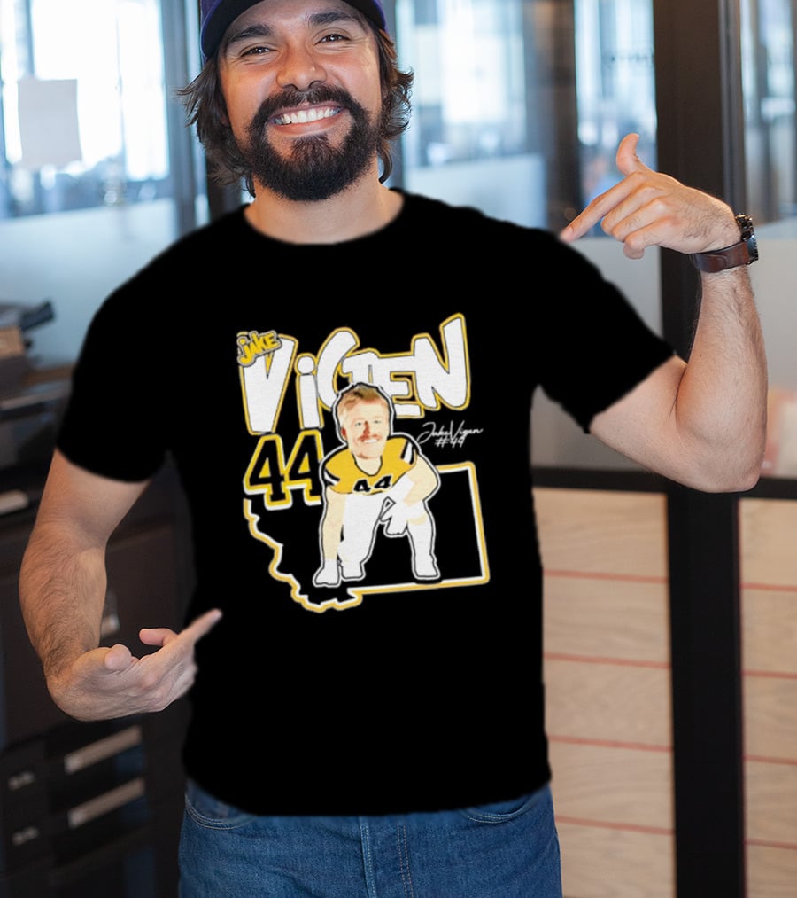 Jake Vigen 44 Montana State Bobcats Player 2026 Caricature T-Shirt