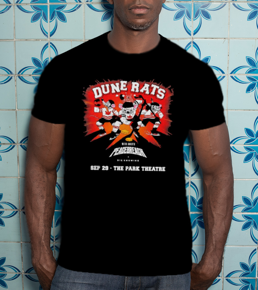 Dune Rats Winnipeg Manitoba The Park Theatre Sep 29 Big Krowdux Canadian Hockey T-Shirt