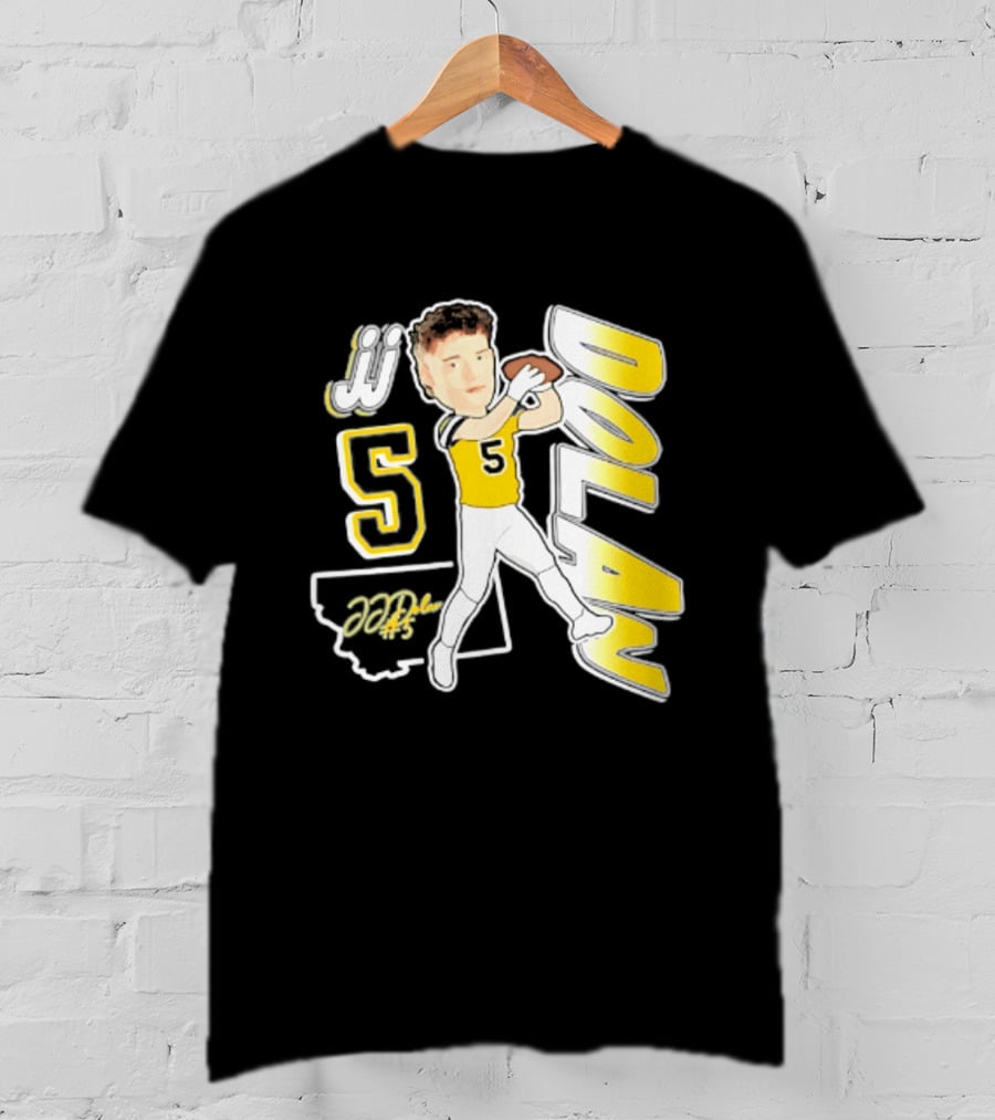 JJ Dolan Montana State Bobcats Player 2026 Caricature T-Shirt