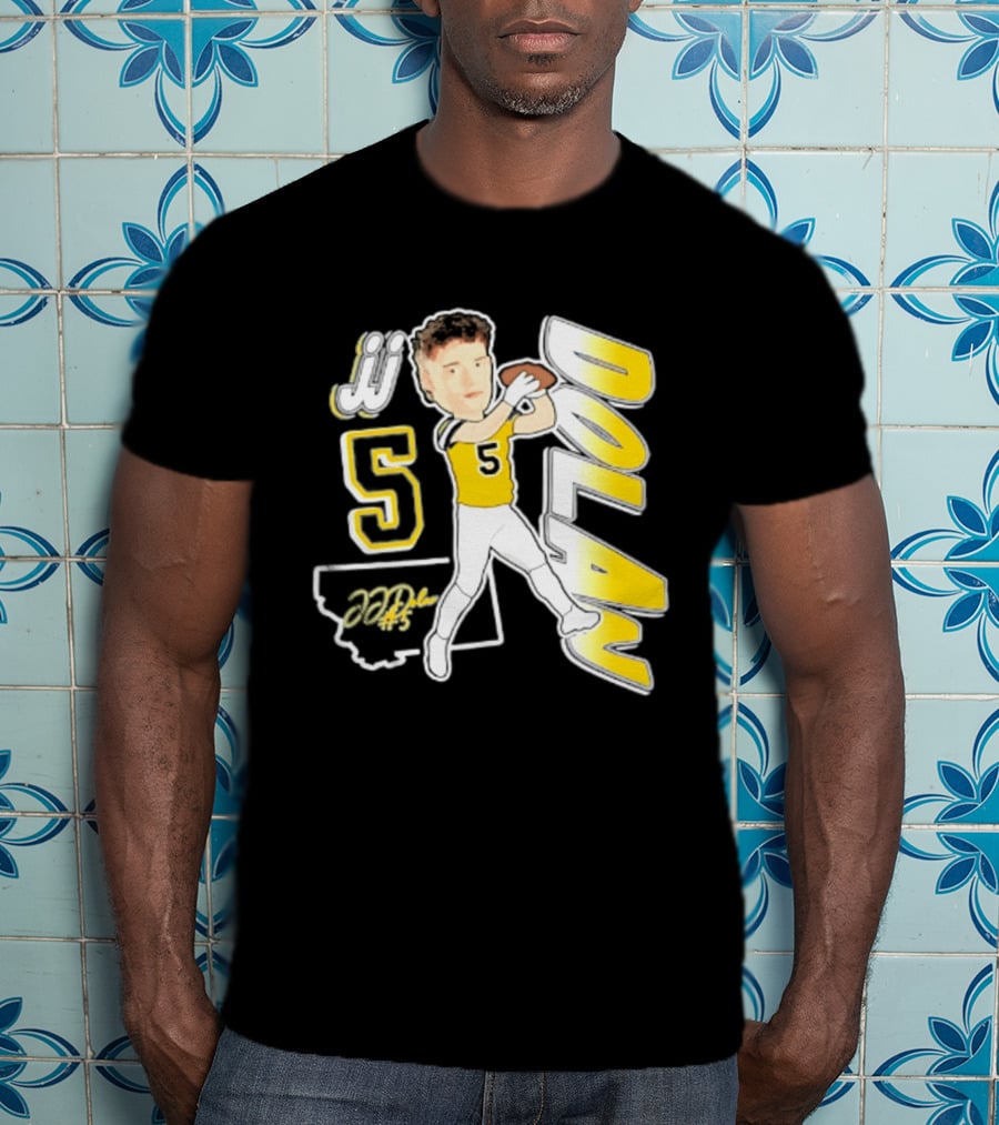 JJ Dolan Montana State Bobcats Player 2026 Caricature T-Shirt