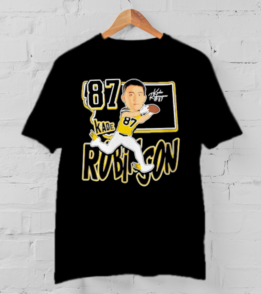 Kade Robinson 87 Montana State Bobcats Football Player 2026 Caricature T-Shirt