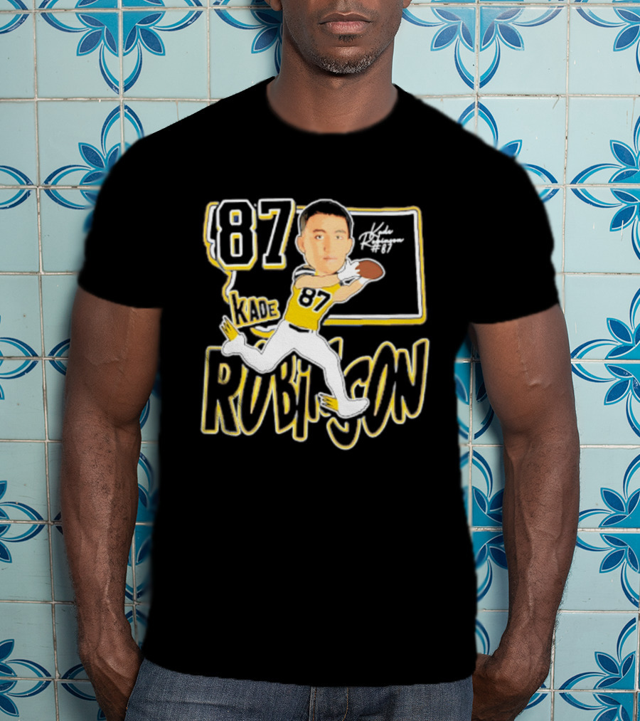 Kade Robinson 87 Montana State Bobcats Football Player 2026 Caricature T-Shirt