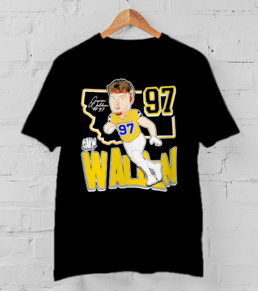 Montana State Bobcats Player Walden 97 Caricature 2026 T-Shirt