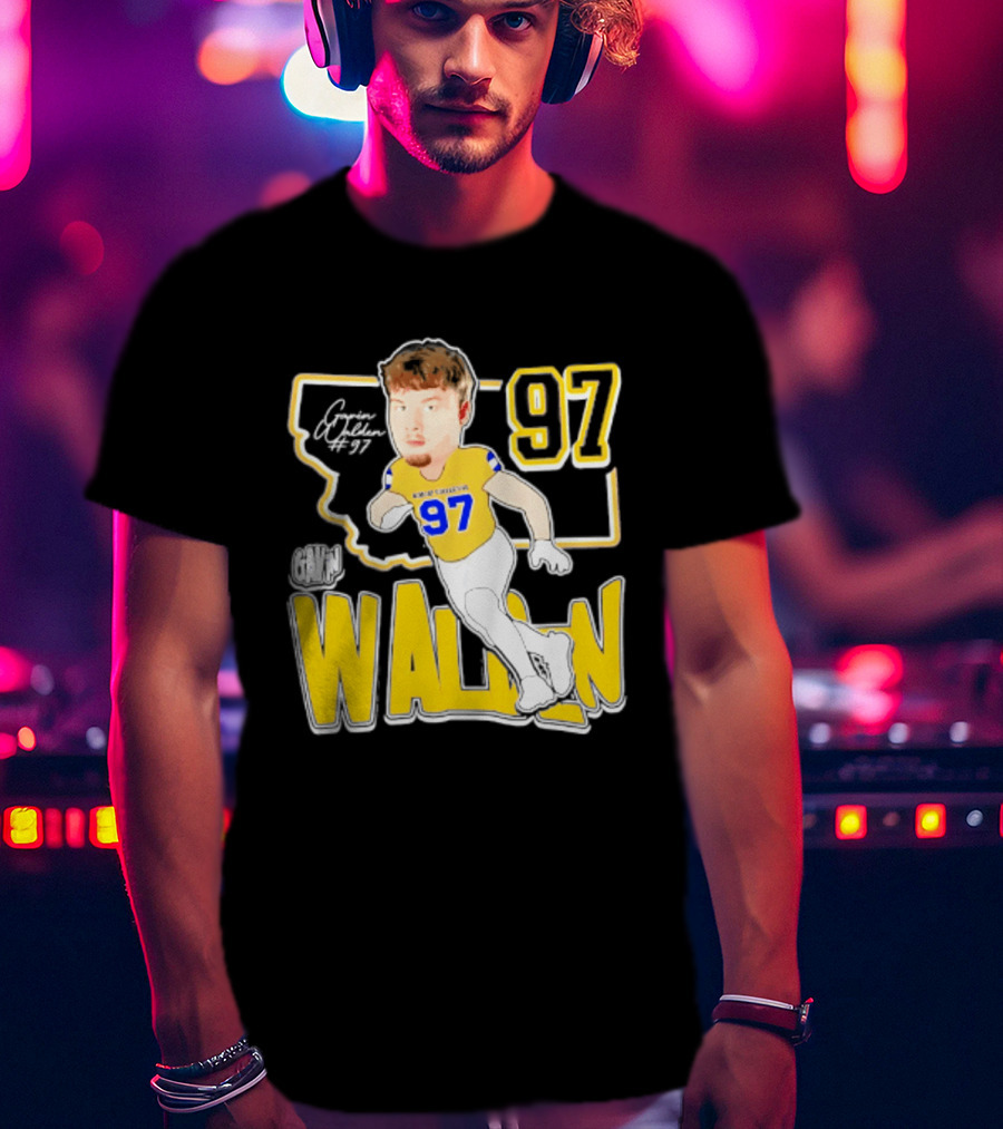 Montana State Bobcats Player Walden 97 Caricature 2026 T-Shirt