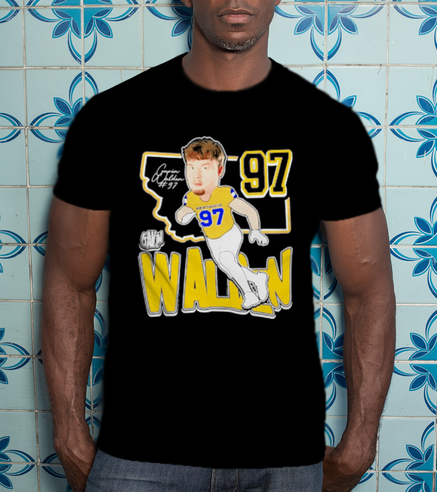 Montana State Bobcats Player Walden 97 Caricature 2026 T-Shirt