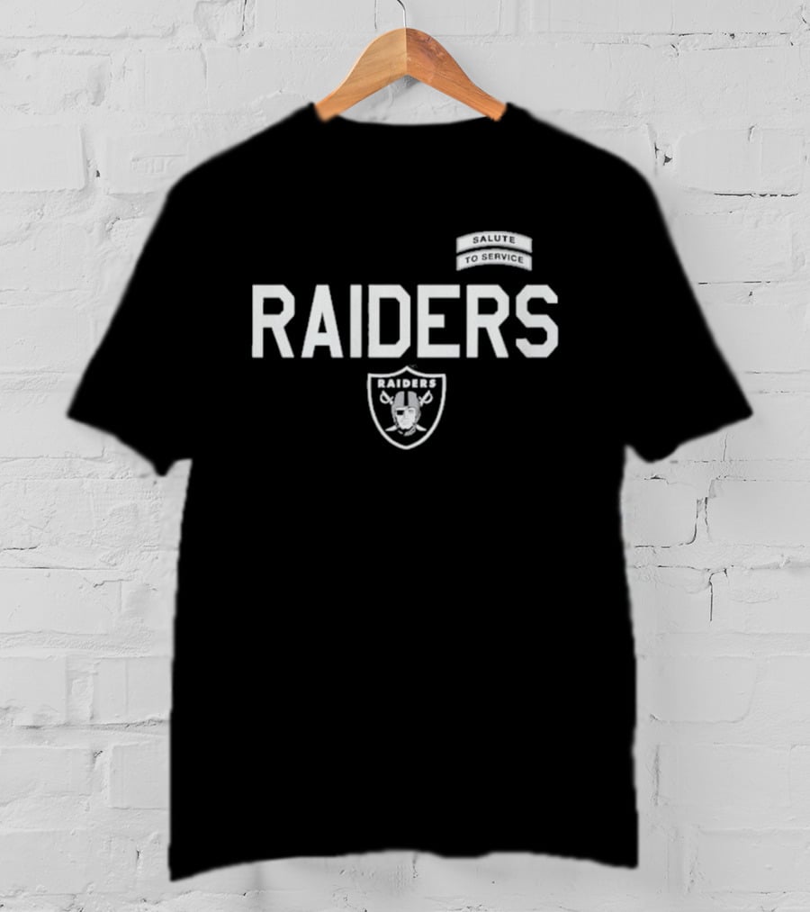 Las Vegas Raiders 2026 Salute To Service Raiders T-Shirt