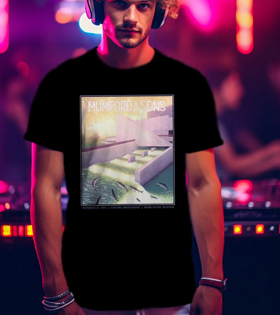 Mumford And Sons September 22 2026 Grand Rapids Acrisure Amphitheater Event T-Shirt