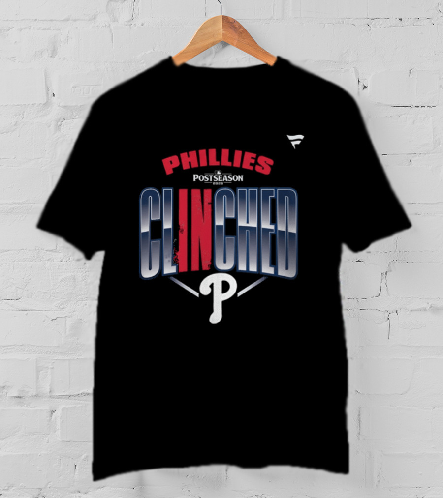 Philadelphia Phillies 2026 Postseason Clinched Locker Room T-Shirt