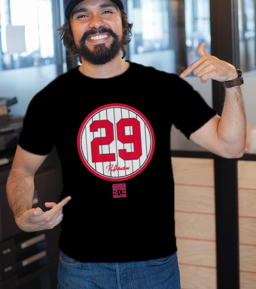 Rod Carew 29 Baseball Hall Of Fame Signature Number T-Shirt