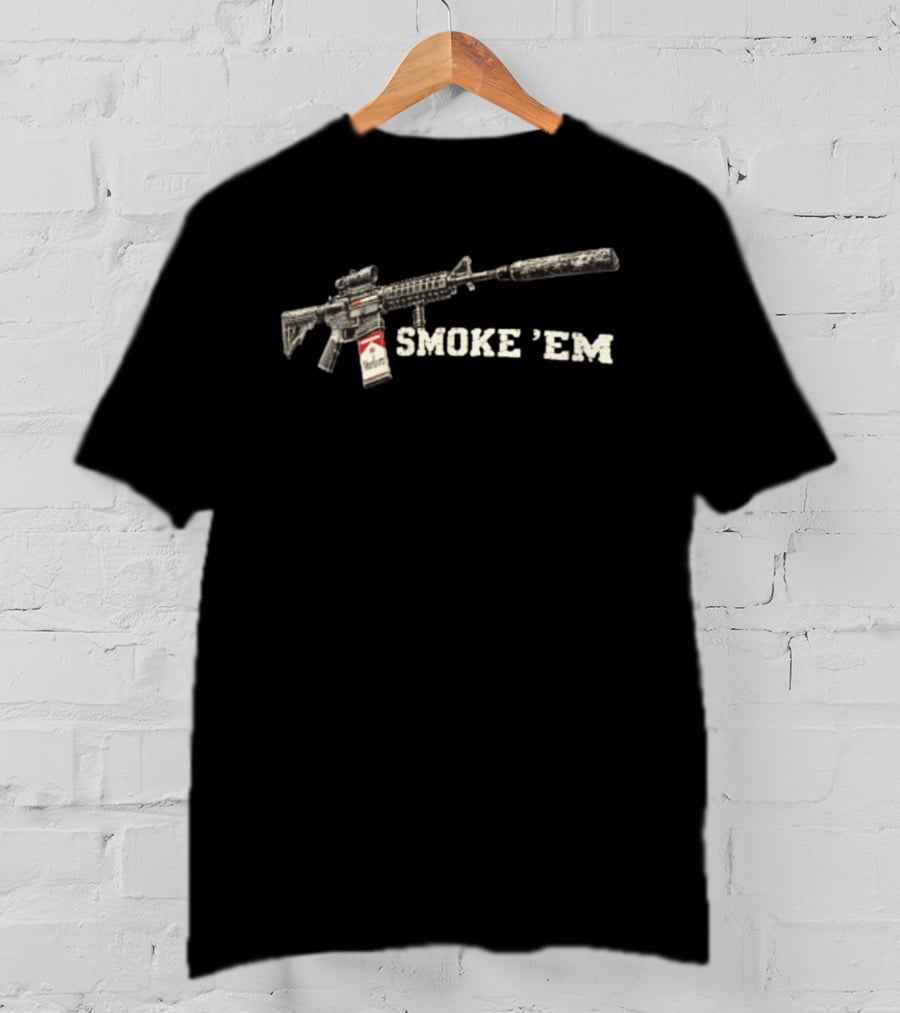 Marlboro Smoke 'em Rifle Pack T-Shirt