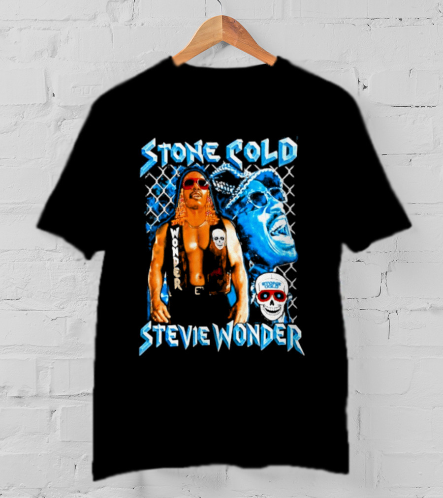 Stone Cold Stevie Wonder Iconic Mashup Legend T-Shirt