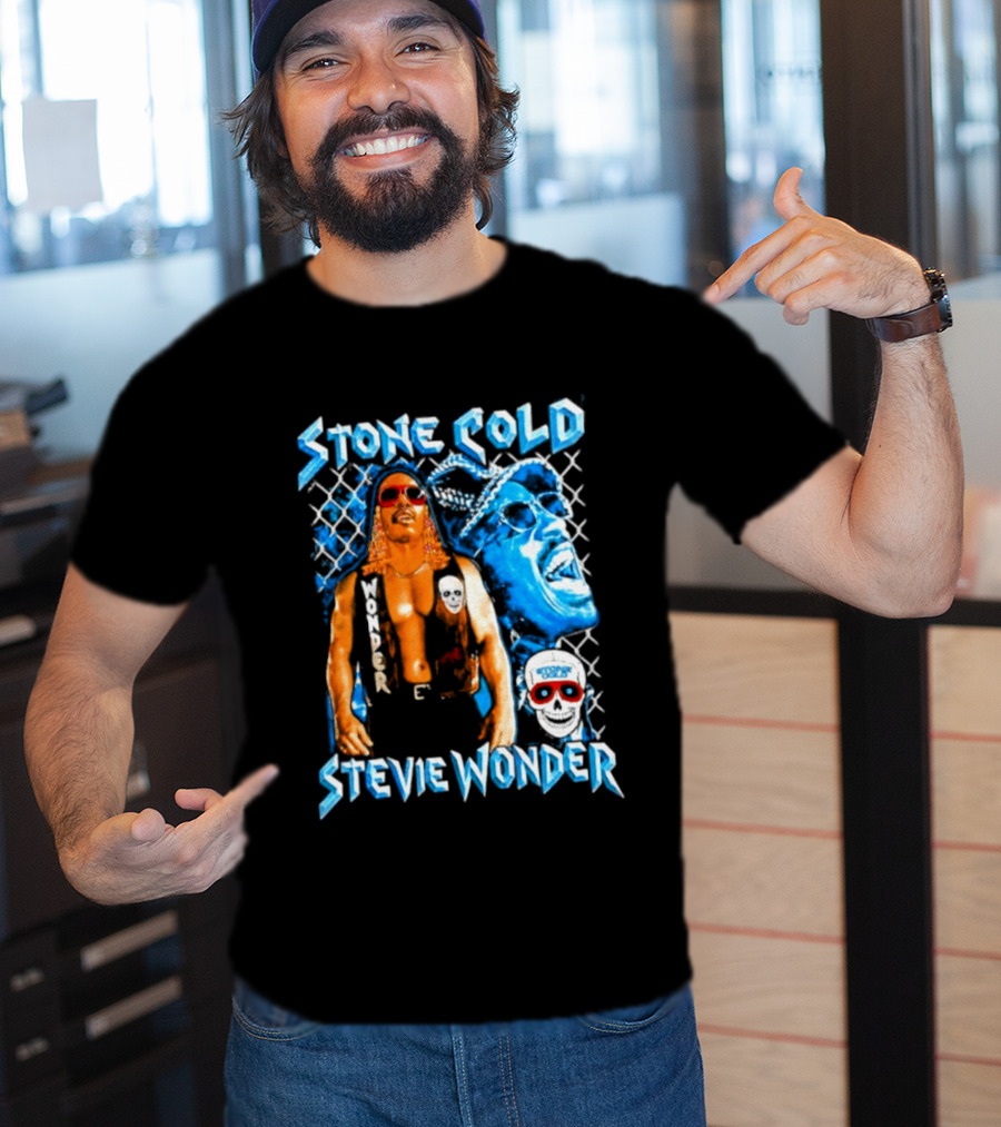 Stone Cold Stevie Wonder Iconic Mashup Legend T-Shirt