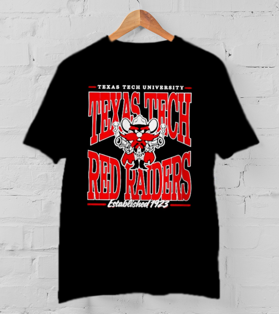 Texas Tech University Red Raiders Guns Up Texas Tech Red Raiders Established 1923 T-Shirt