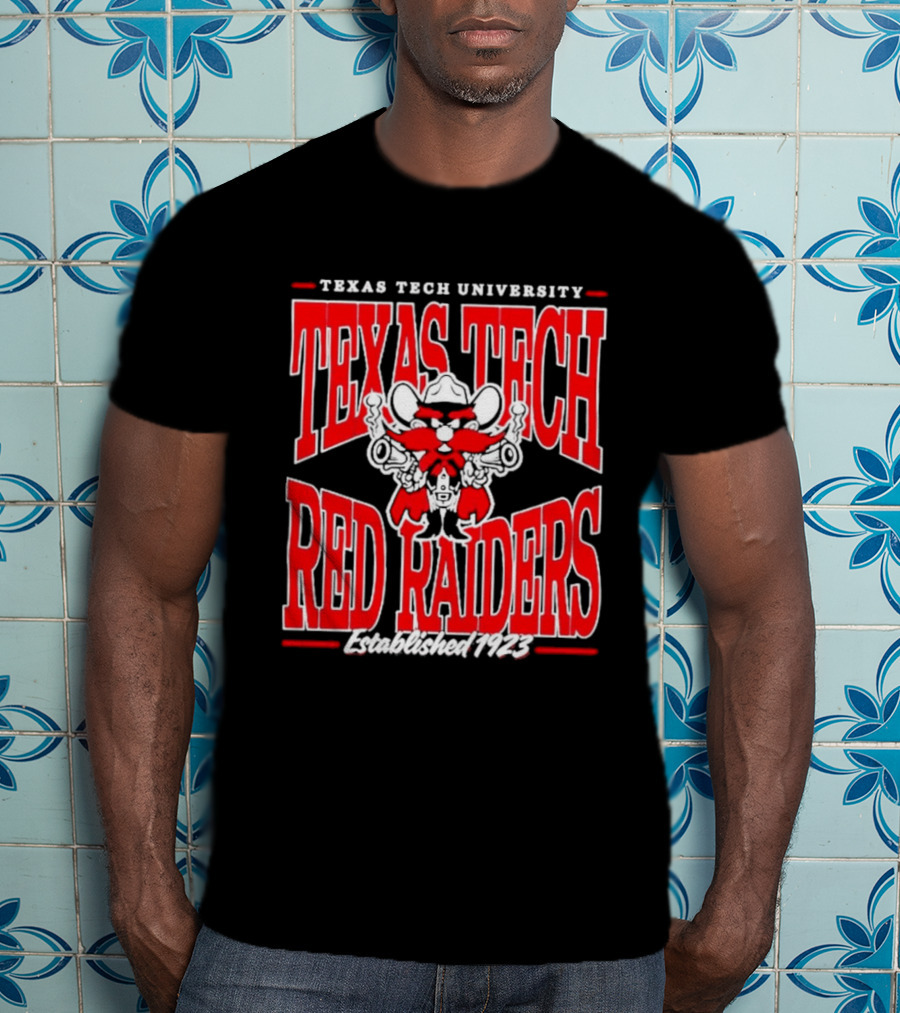 Texas Tech University Red Raiders Guns Up Texas Tech Red Raiders Established 1923 T-Shirt