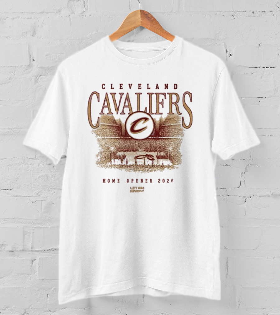 Cleveland Cavaliers Home Opener 2026 Stadium Celebration T-Shirt