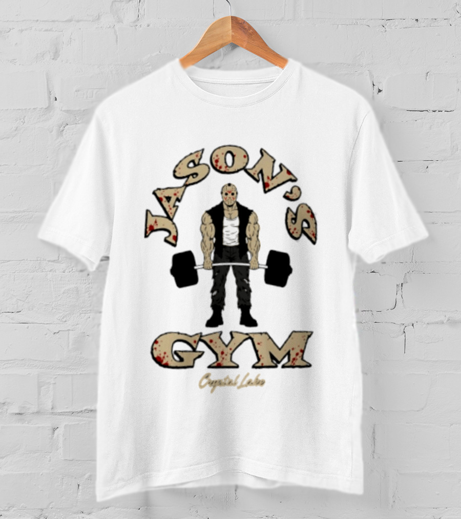 Jason's Gym Crystal Lake Voorhees Fitness Strength T-Shirt