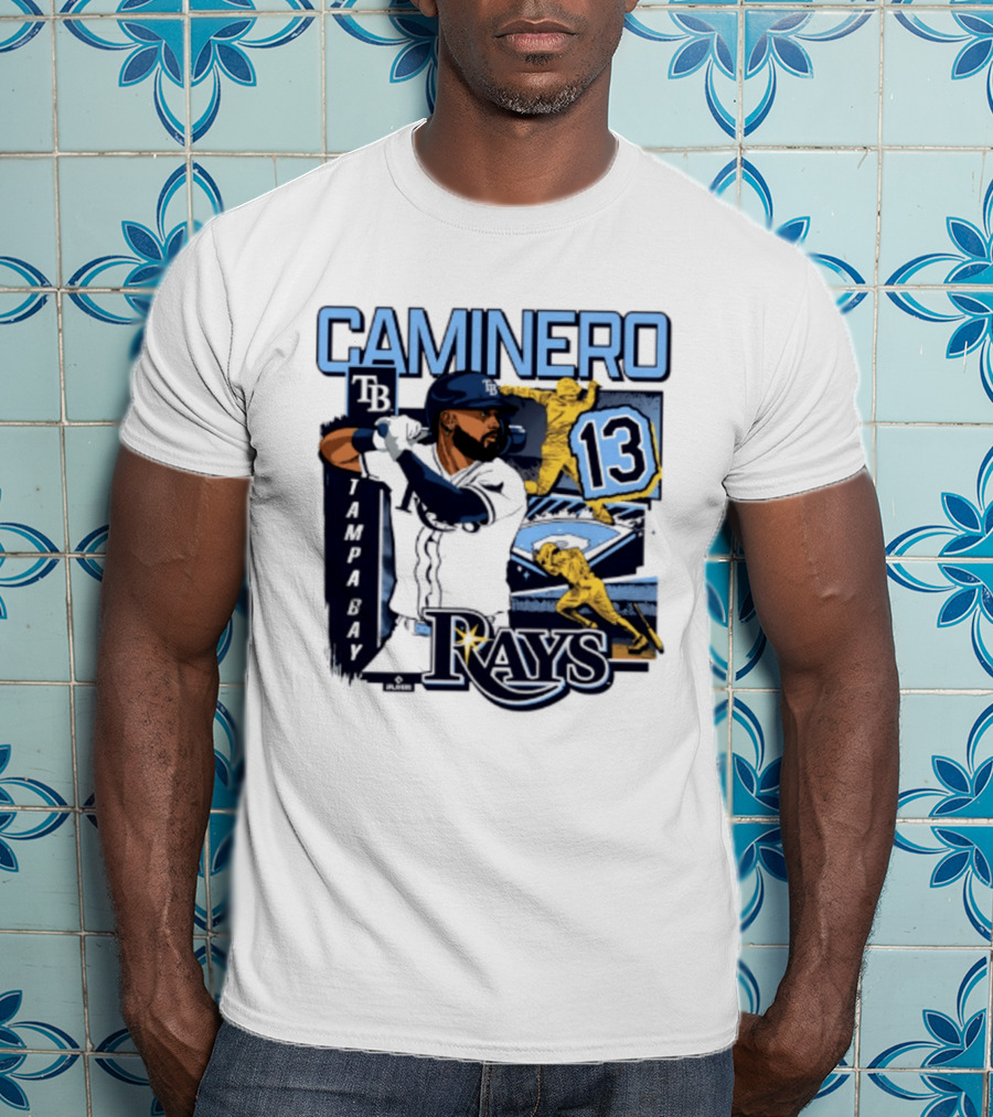 Caminero Tampa Bay Rays 13 Baseball Player T-Shirt